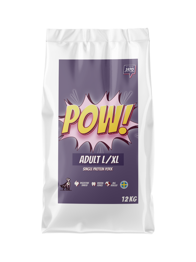 POW! Dog Adult Large / X-Large Pork