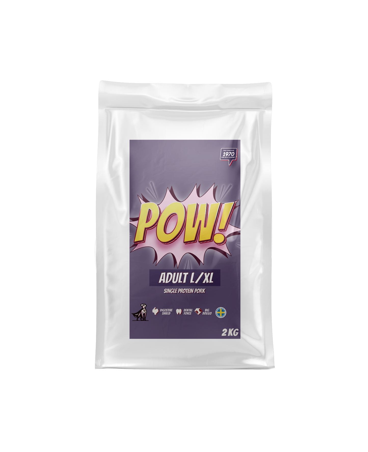 POW! Dog Adult Large / X-Large Pork