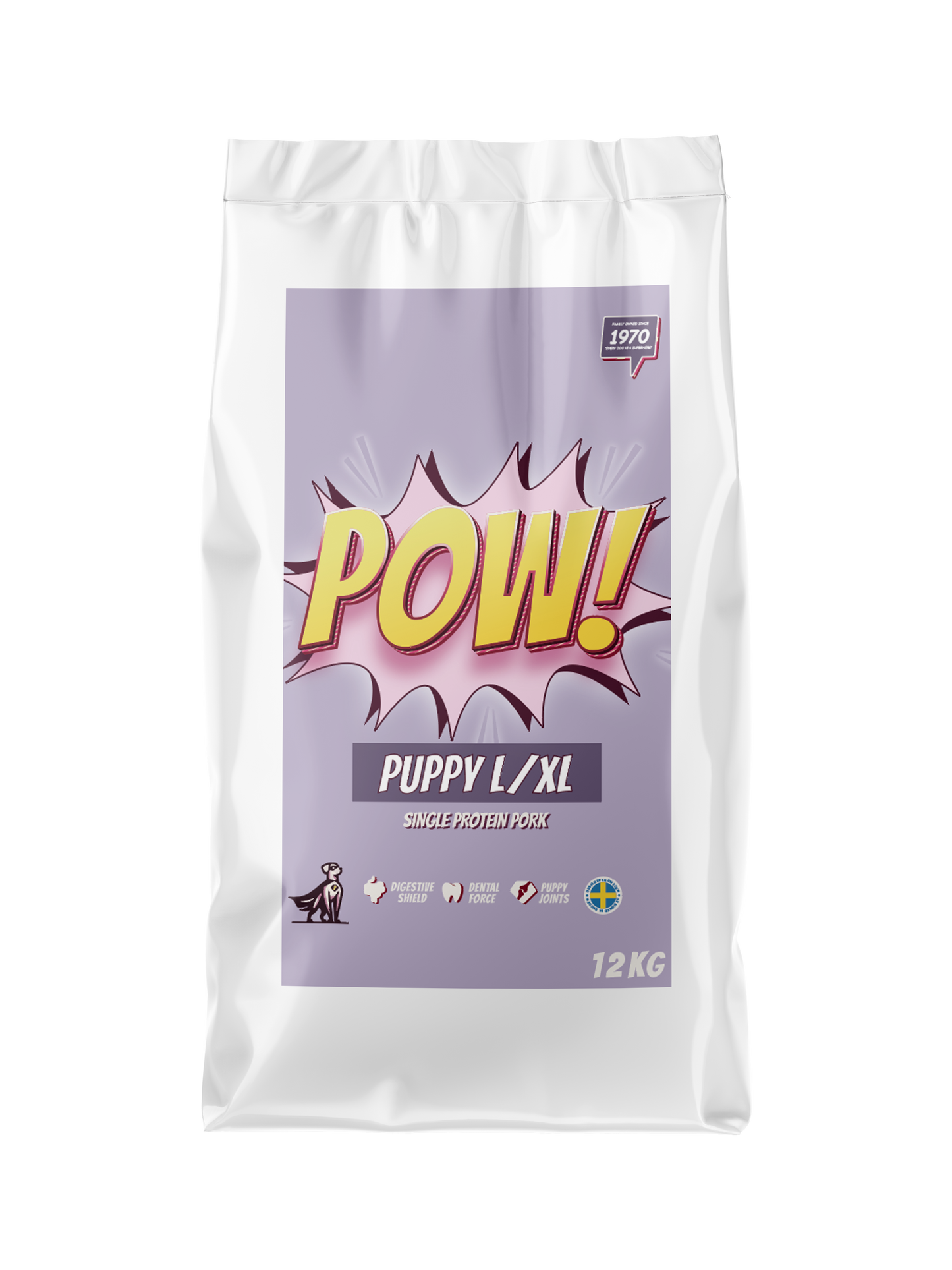 POW! Dog Puppy Large / X-Large Pork