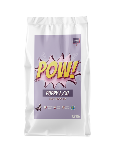 POW! Dog Puppy Large / X-Large Pork