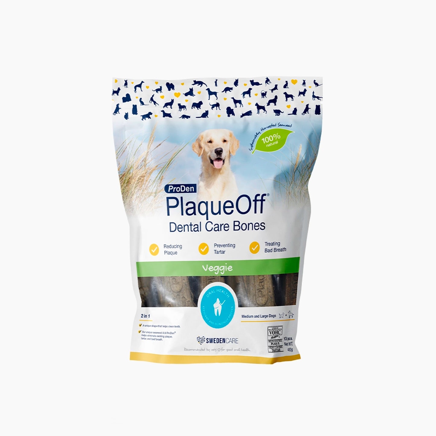 ProDen PlaqueOff® Dental Care Bones Veggie