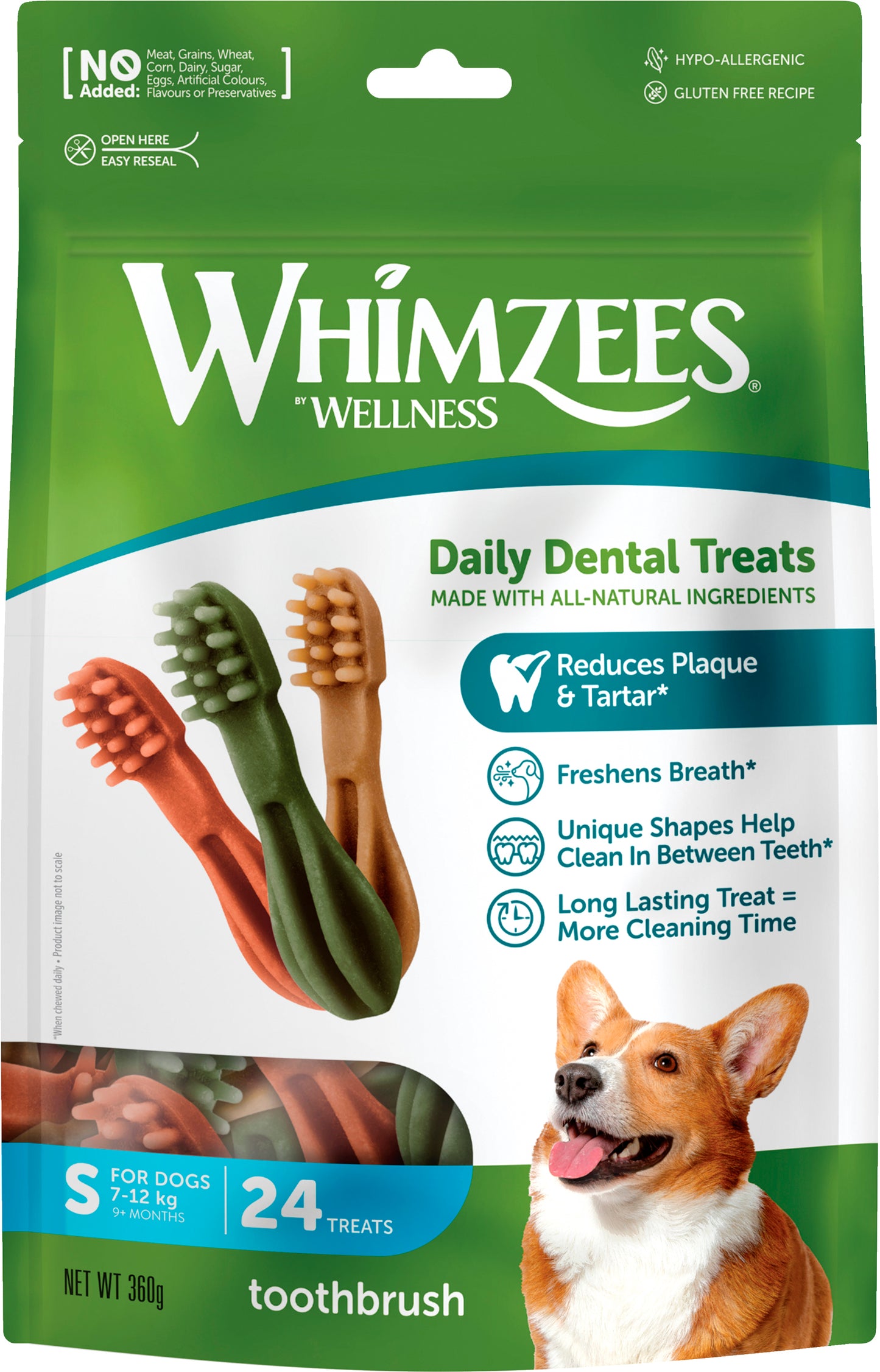 Whimzees Toothbrush Star S