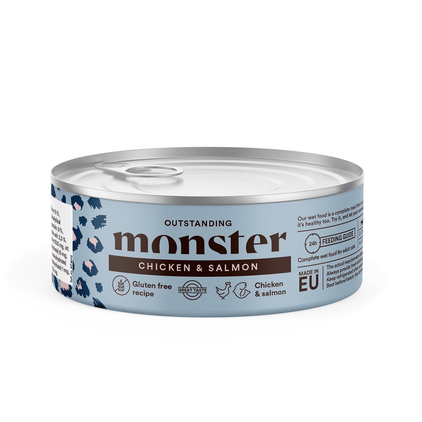 Monster Cat Adult Multi Chicken/Salmon Can