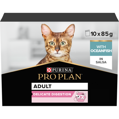 PURINA PRO PLAN DELICATE NutriSavour med havsfisk i sås