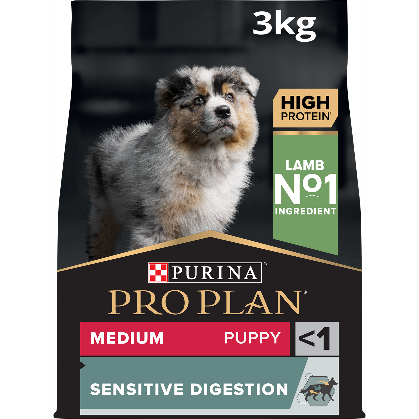 PURINA PRO PLAN Medium Puppy Sensitive Digestion Rikt på Lamm