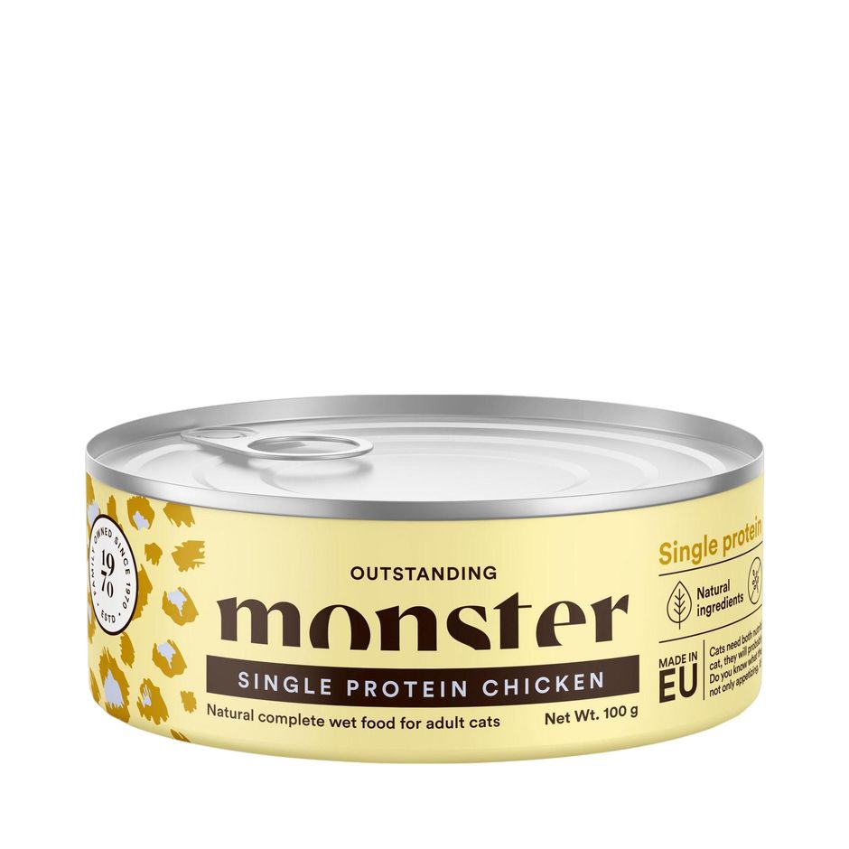 Monster Cat Adult Single Protein Chicken Can