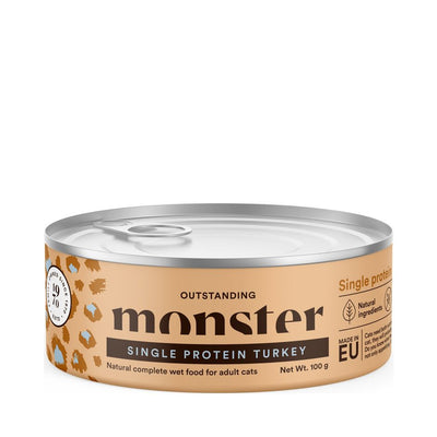 Monster Cat Adult Single Protein Turkey Can