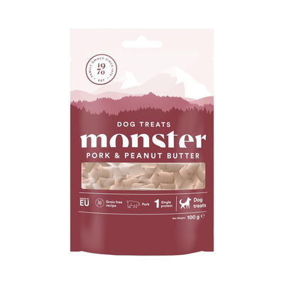 Monster Dog Treats Baked Pork & Peanut Butter